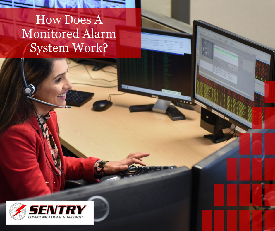 How Does A Monitored Alarm System Work? | Sentry Communications & Security